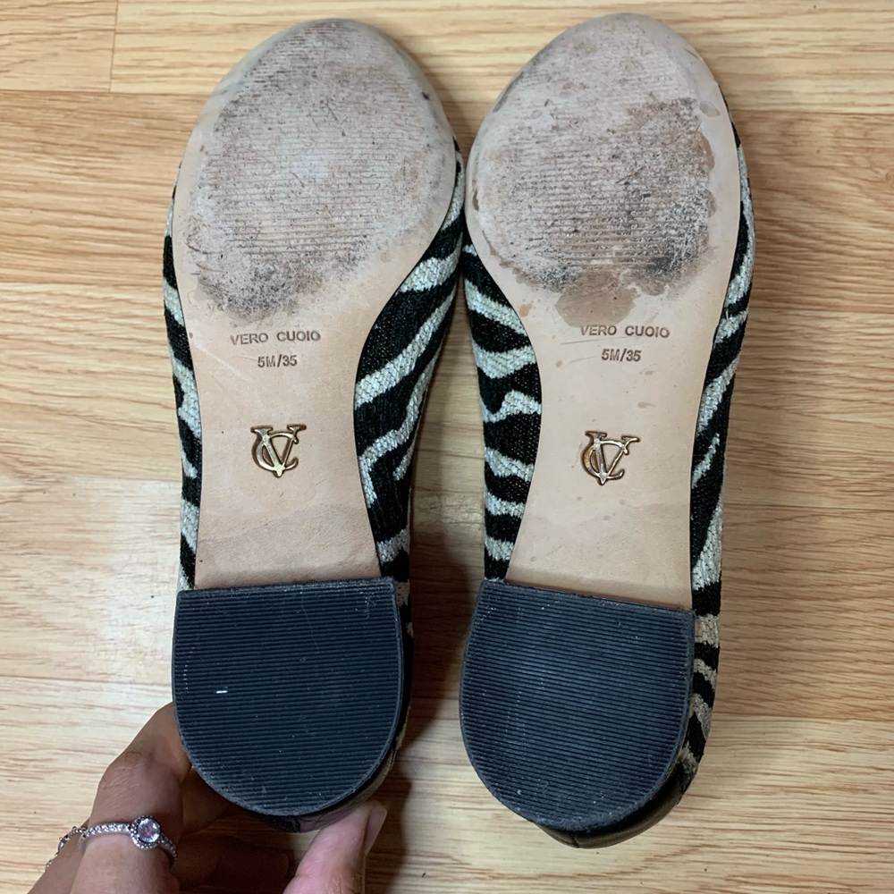 Vero Cuoio Zebra Patterned Flats - image 4